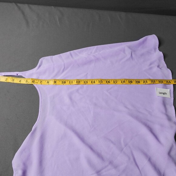 Womens Cami Top Small Sheer Lilac Purple Flowy Corpcore Timeless Capsule - Picture 10 of 11